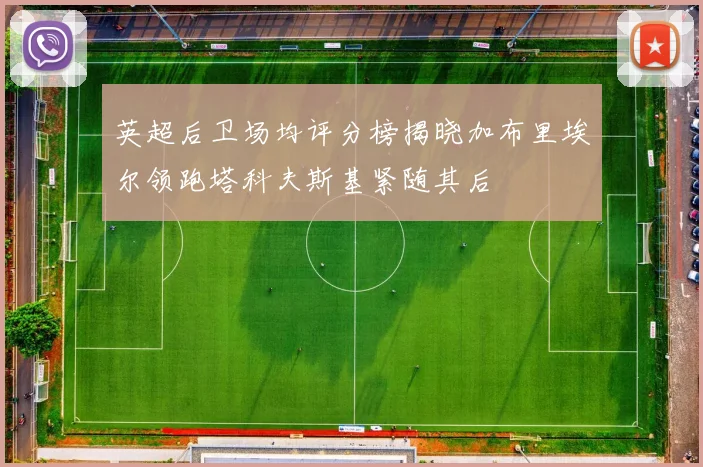 英超后卫场均评分榜揭晓加布里埃尔领跑塔科夫斯基紧随其后
